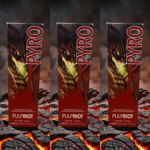 Pulp Riot Semi-Permanent Haircolor 4 oz Pyro_ 3 units